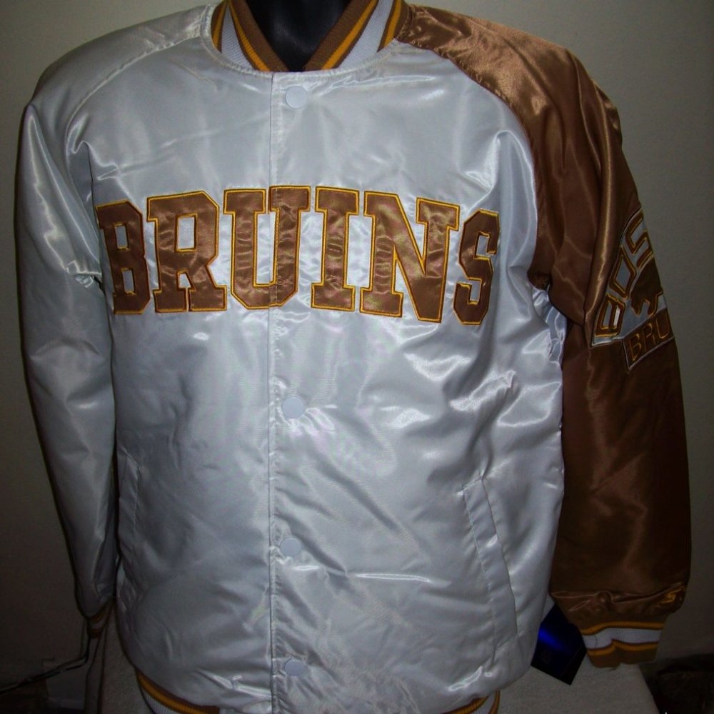 BOSTON BRUINS NHL Starter Snap Down Jacket
